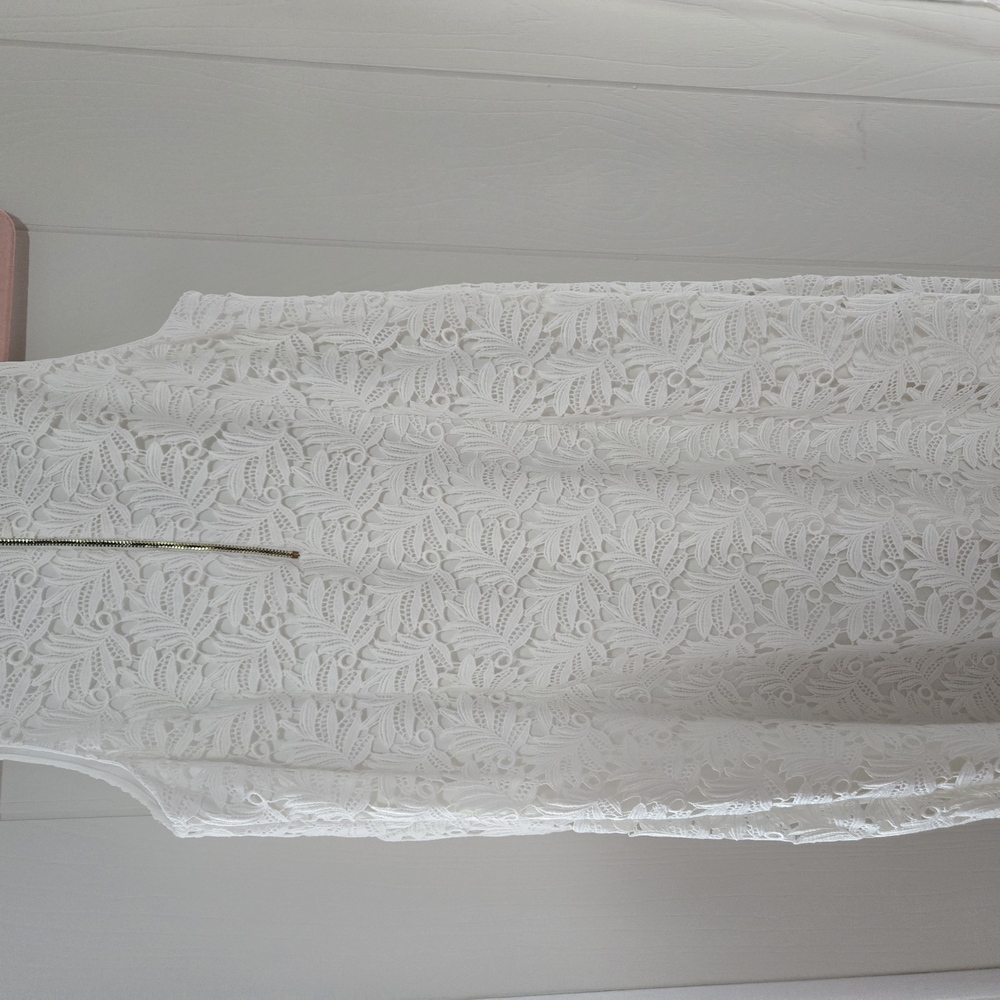Calvin Klein White Lace Dress